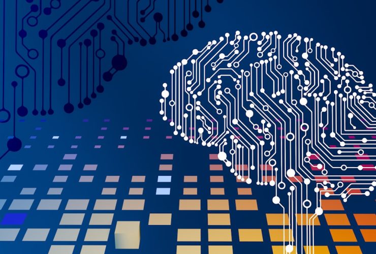 AI strategy for small business — digital intelligence visualization